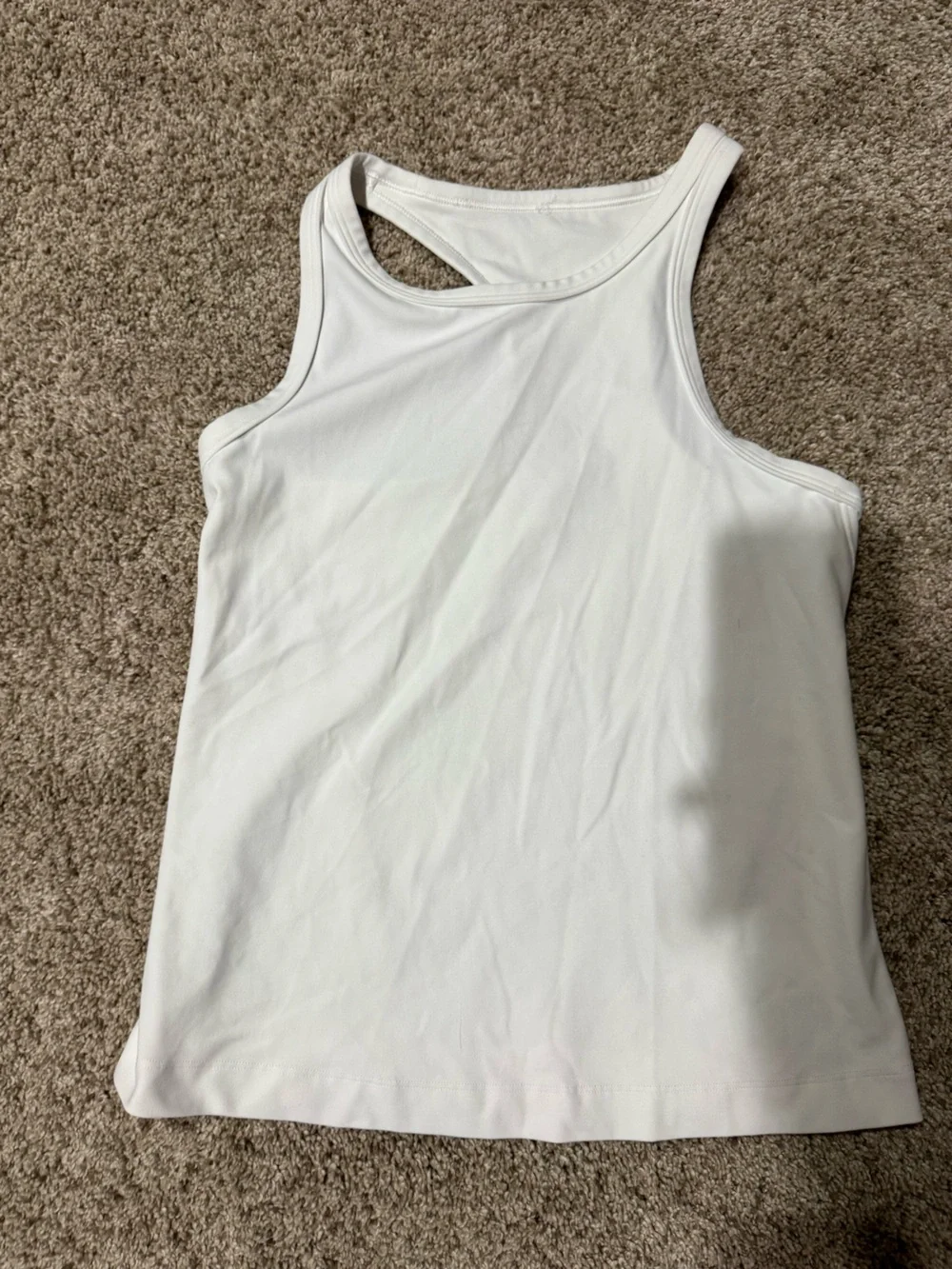 lululemon athletica White Racerback Athletic Tank